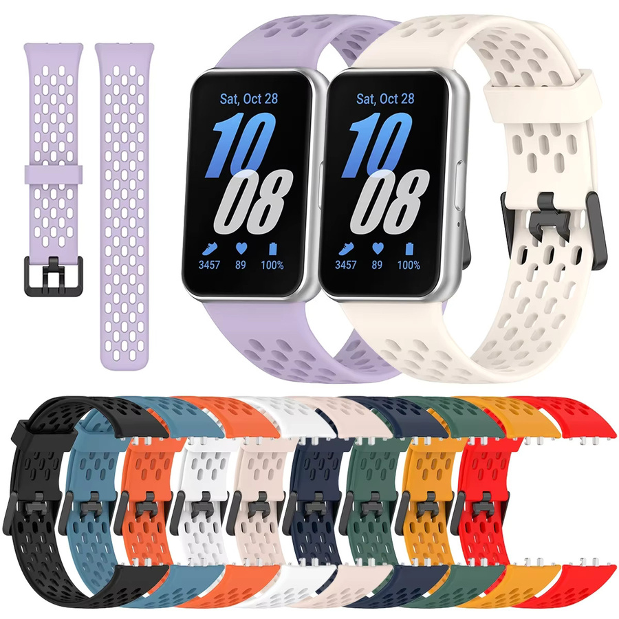 CHIICSMART Uhrenarmband Silikon, Bunt, Unisex, für Samsung Galaxy FIT 3 - Bild 2