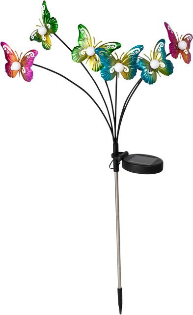 Solar-LED-Gartenstecker Schmetterling - Bild 1
