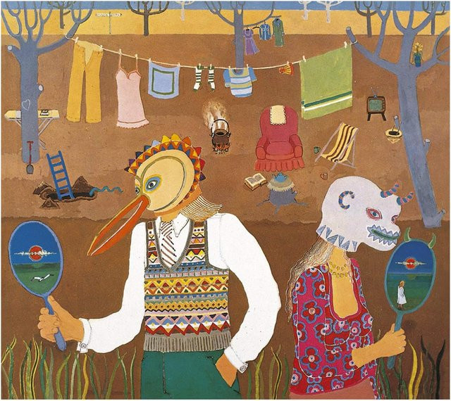 Robert Wyatt - Ruth Is Stranger Than Richard LP Schallplatte von Domino (Rock, 2008, Braun/Mehrfarbig) - Bild 1