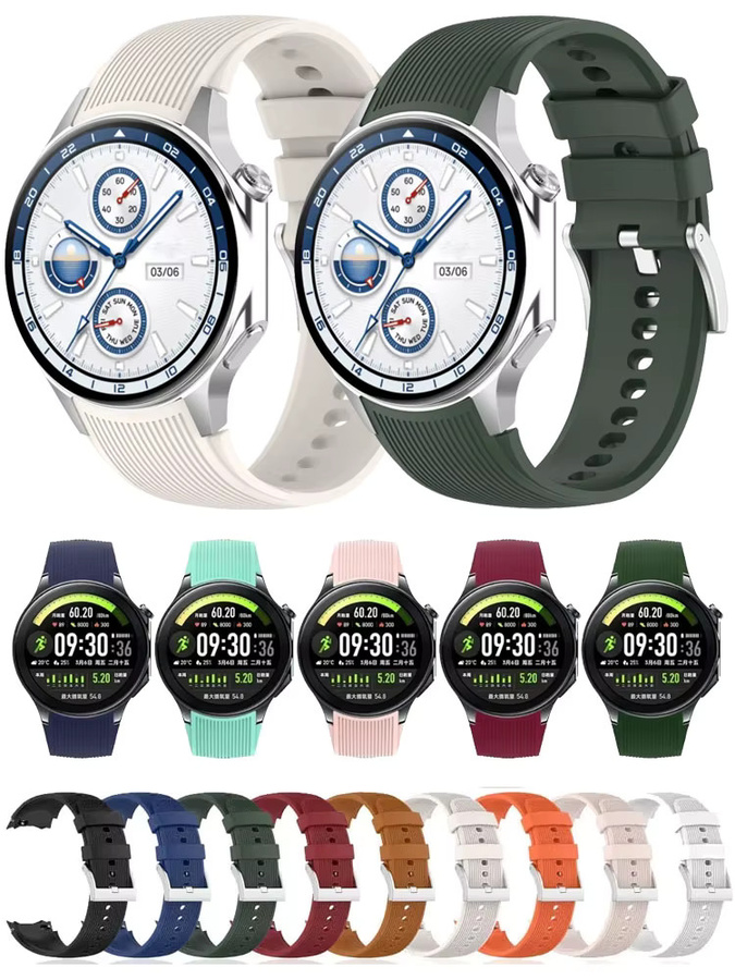 OnePlus Uhrenarmband, Silikon, Weiß, Unisex - Bild 4