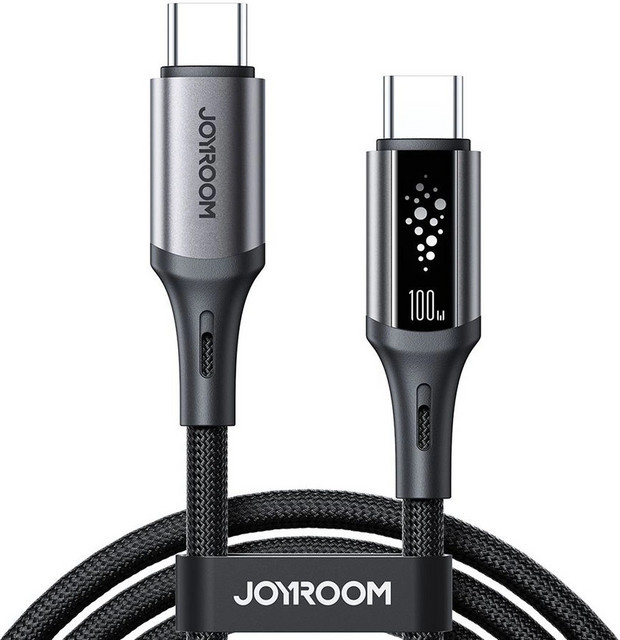 Joyroom USB-C Daten- und Ladekabel StarTalk S-A60, 100W, Schwarz, Länge: 1,2 m - Bild 1