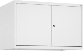 C+P Aufsatzschrank Classic PLUS mit 2 Abteilen, Weiß, B/T/H: 80 x 50 x 50 cm, Stahlkonstruktion mit Zylinderschloss - Bild 1