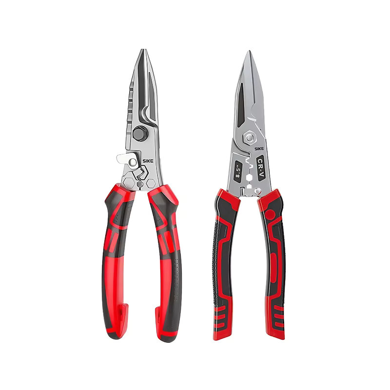 Professioneller Seitenschneider aus Metall für Stahlprofile und Edelstahl in Rot - Bild 3