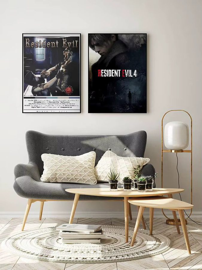 Kayou Residents Evil Videospiel Poster Wasserfester Selbstklebender Papieraufkleber in Mehrfarbig - Bild 6