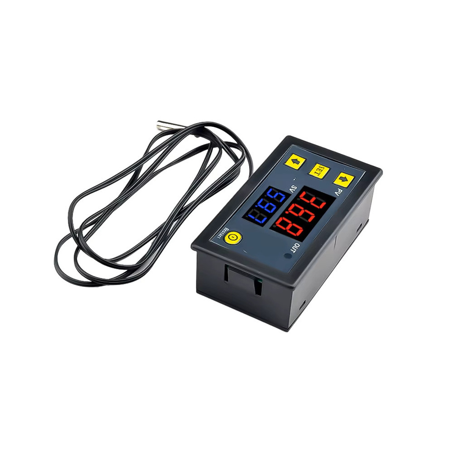 Gaqqee W3230 Digitaler Temperaturregler mit LED-Display und Sensor in Schwarz - Bild 3