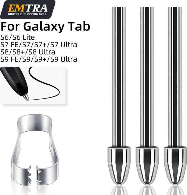 Samsung S Pen Ersatzspitzen aus Titanlegierung für Galaxy Tab S7/S8/S9 Ultra und Note 20 Stylus - Bild 1