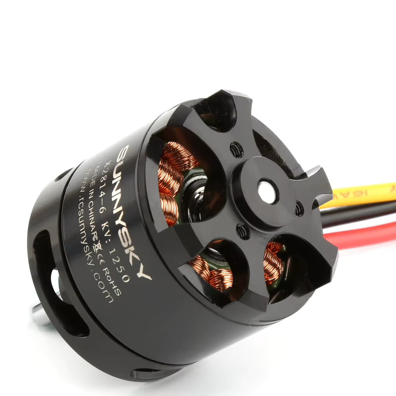 SunnySky X2814 II 900KV 1000KV Außenläufer Bürstenloser Motor, Metall, Schwarz - Bild 2