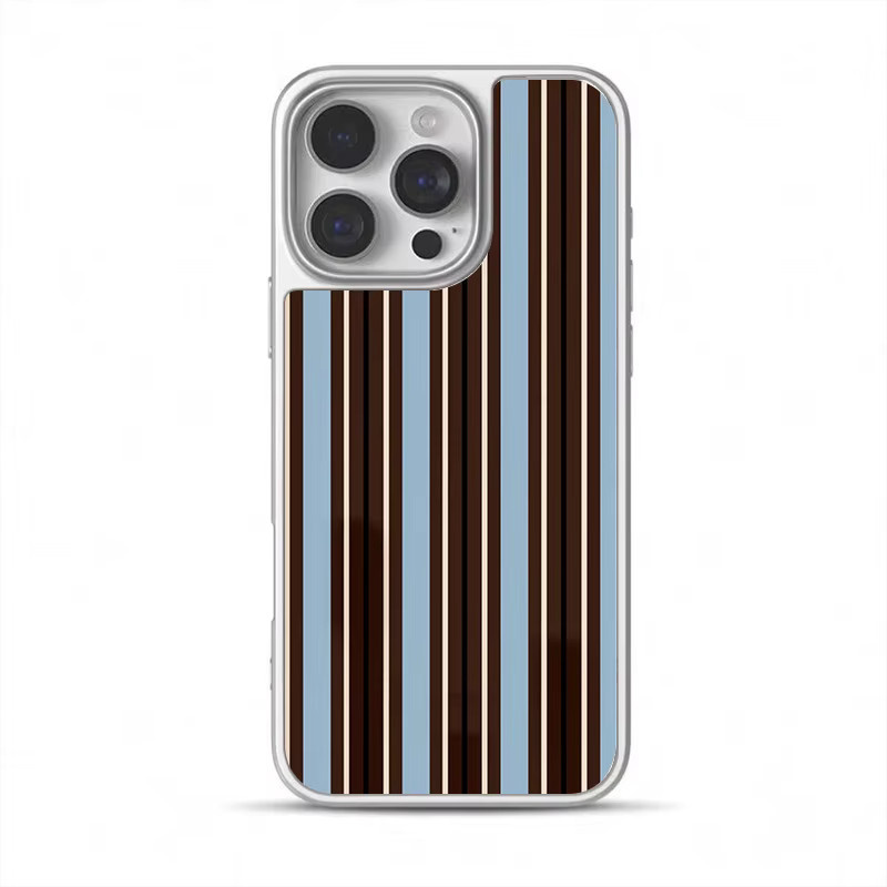 DecoPhone AIR PLUS Hydrogel-Schale mit vertikaler Körnung für iPhone 11 bis iPhone 17 Pro Max in Silver/Multicolour - Bild 5