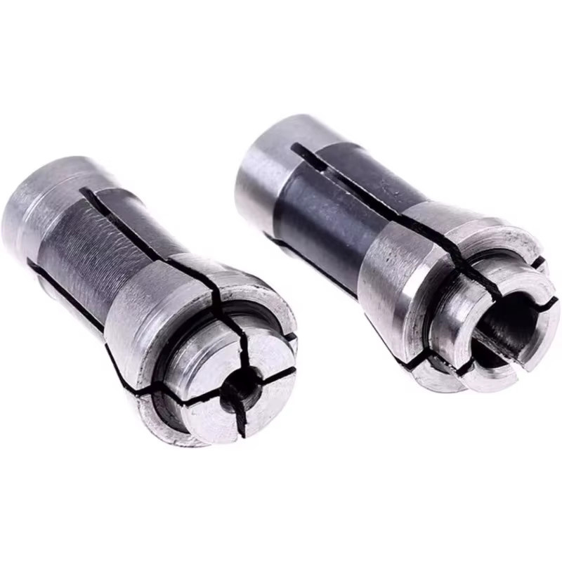 FATCOOL Spannzangen-Set für pneumatische Stabschleifer, 2 Stück, Farbe: Silber, Durchmesser: 3 mm und 6 mm - Bild 2