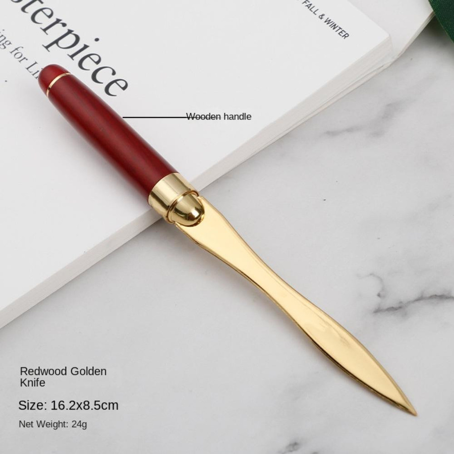Yaoiaolin Brieföffner in Gold für Schulbedarf und Studenten-Briefpapier - Bild 3