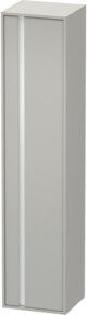 Duravit Hochschrank Ketho in Betongrau matt mit Tür rechts, B: 40 cm, T: 36 cm, H: 180 cm - Bild 1