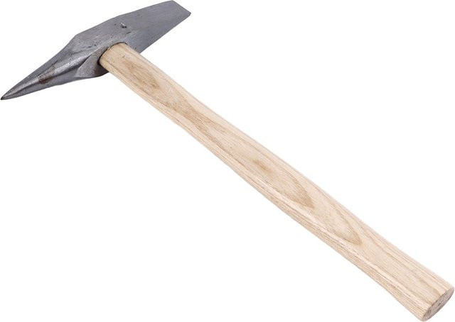 Neoglint Ingenieurhammer Maschinistenhammer mit ergonomischem Holzgriff aus Edelstahl in Beige und Silber - Bild 1