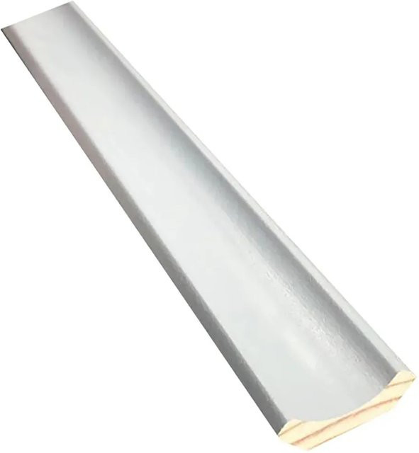 Döllken Profiles Hohlkehlleiste aus Kiefer in Grau, B/H: 22 x 22 mm, Länge: 2400 mm - Bild 1