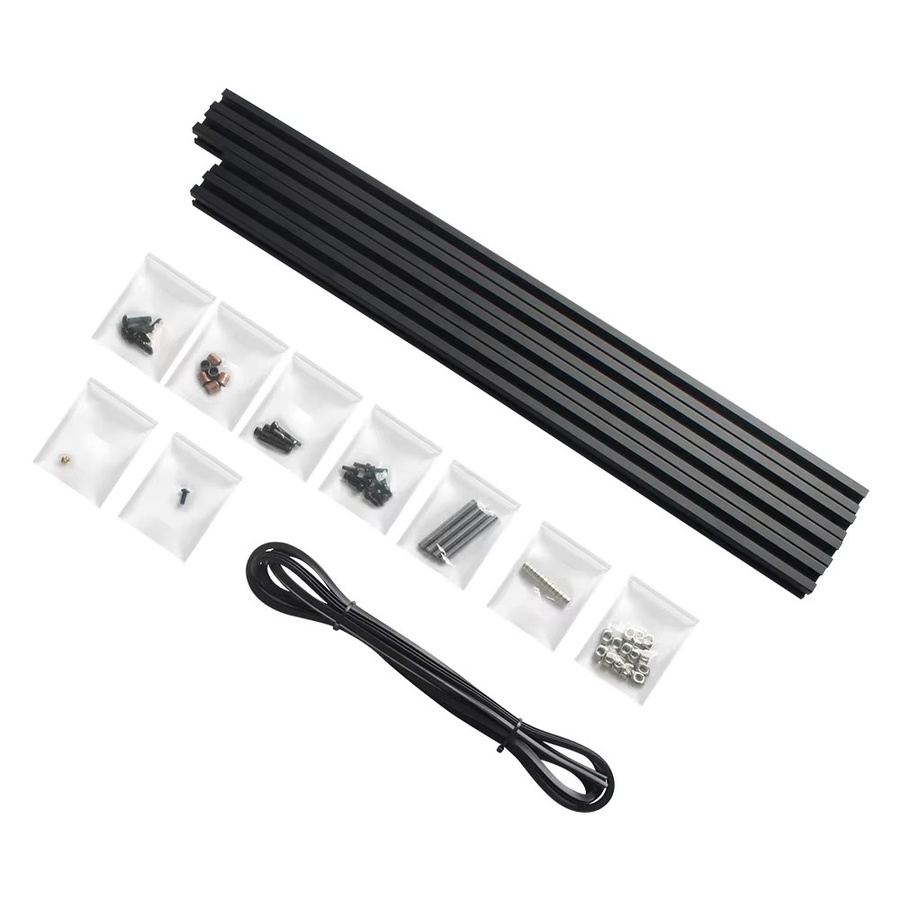 Funssor Clicky-Clack Kühlschranktür-Set für Voron Trident in den Größen 250 mm, 300 mm und 350 mm, Schwarz - Bild 2