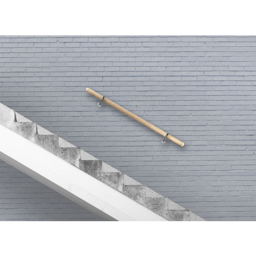 Treba Frewa Handlauf-Set aus Fichte in Braun, Länge: 150 cm - Bild 2