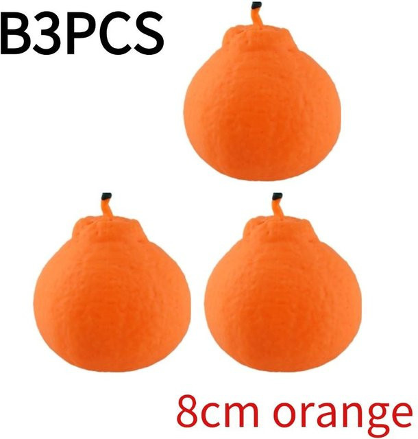 Binchi Outdoor Equipment Orange Stress Crunch Squeeze Ball Squishy Spielzeug - Bild 1