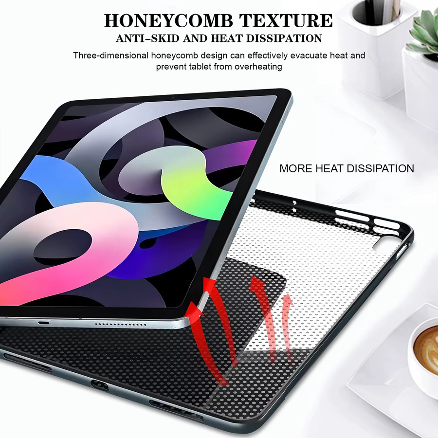 Silikon-Tablet-Hülle für Apple iPad Air 12 13 und iPad Pro 11 in Schwarz - Bild 3