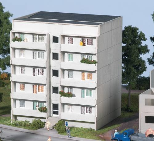 Piko H0 Plattenbau WBS70 Basis-Set aus Kunststoff - Bild 1