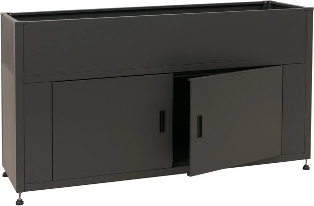 MCW Hochbeet O85 aus Metall in Anthrazit, B: 161 cm, T: 91 cm, H: 51 cm - Bild 1