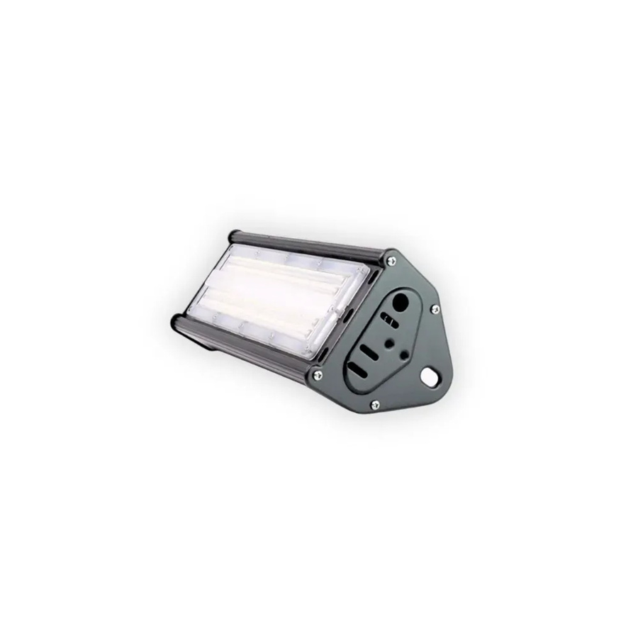 ENOVALITE Linearer LED Hallenstrahler HighBay 50W 6000lm 5000K Neutralweiß Schwarz IP65 IK10 - Bild 2