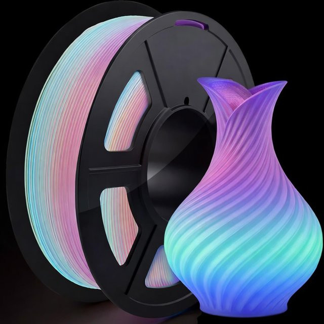 Filajoy3D Leuchtendes PLA 3D-Drucker Filament Set 1,75mm in Regenbogenfarben für FDM-Drucker - Bild 1