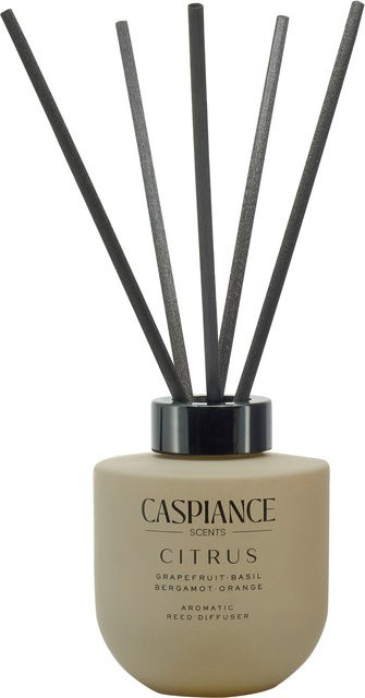 Duftstäbchen Citrus Reed Diffuser aus Glas in Gelb - Bild 1