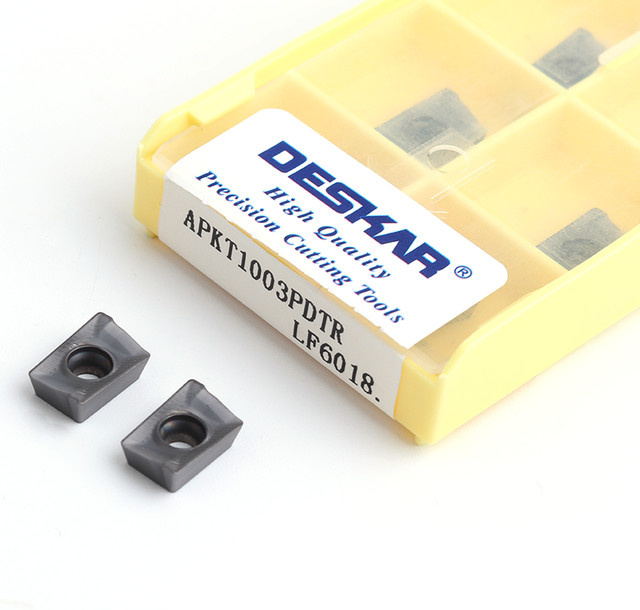 Deskar Hartmetall-Drehwerkzeuge APKT1003 PDTR LF6018 für CNC-Drehmaschinen - Bild 1