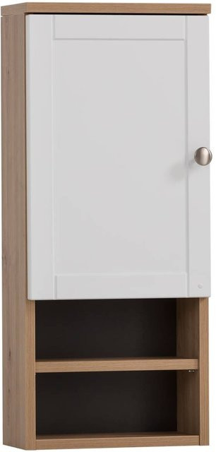 Hängeschrank Jesper Badschrank in Eiche Artisan Nachbildung Weiß Matt B/H/T: 30,3 x 70 x 16 cm - Bild 1