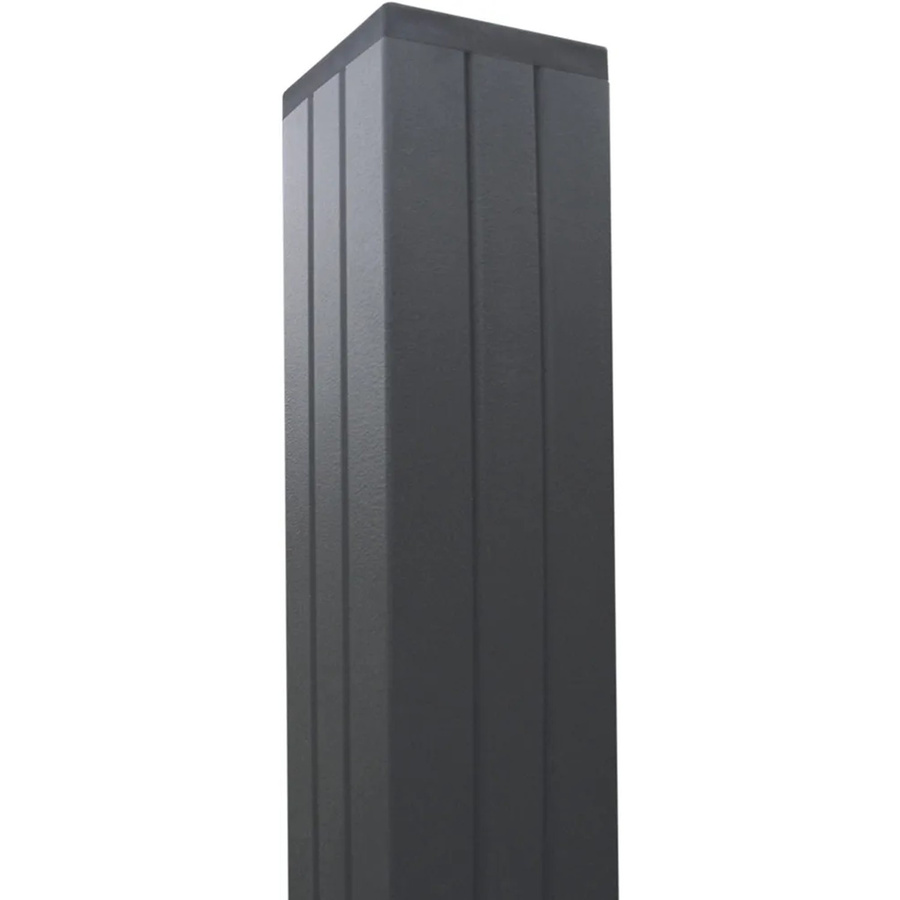 T & J Aluminium-Pfosten Gotland/Tjörn-Serie in Anthrazit, B/T/H: 6,8 x 6,8 x 240 cm - Bild 2