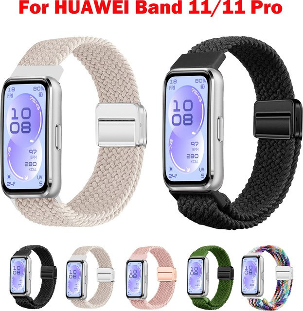 RWBANDS Uhrenarmband Nylon, Bunt, Unisex, Huawei Band 11/11 Pro - Bild 1