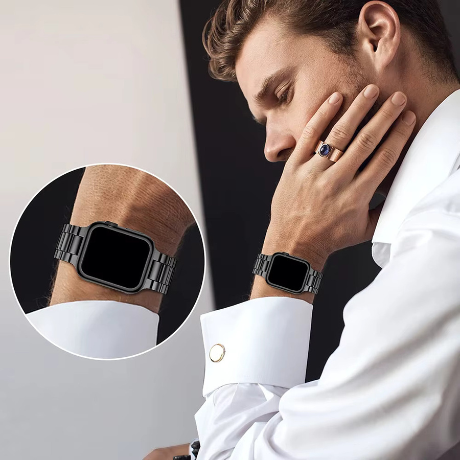DLIBAND Uhrenarmband Edelstahl, Schwarz, Unisex - Bild 4