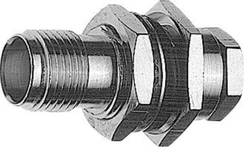 Telegärtner TNC-Steckverbinder Buchse zum Einbau, 50 Ohm, Silber - Bild 1