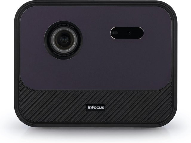 Infocus Crusader Grandmaster IN3038SL Mini Beamer mit Standfuß in Violett - Bild 1