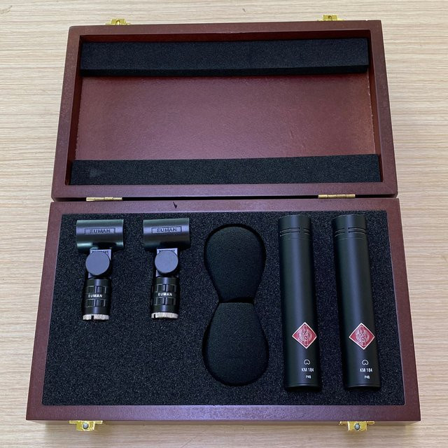 Neumann KM 184 Stereo-Set Kleinmembran-Kondensatormikrofone in Schwarz - Bild 1