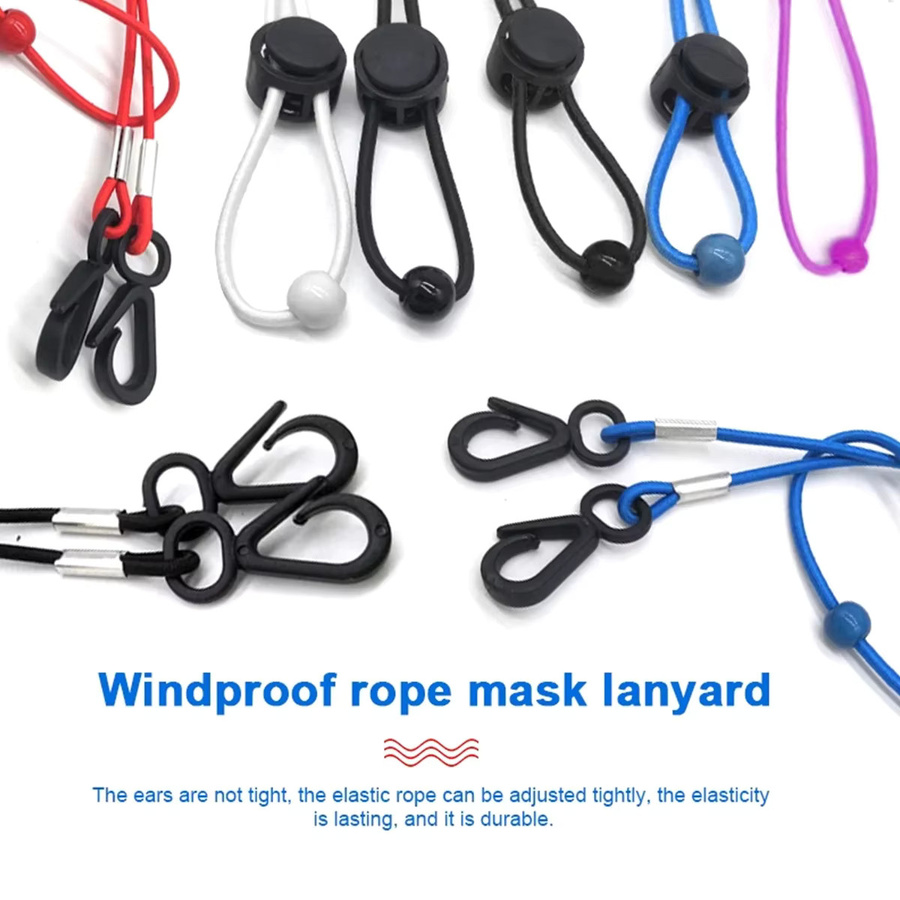 Verstellbares Telefon-Lanyard in Bunt als Anti-Lost-Sicherheitsgurt mit Schlüsselbund-Halterung, Länge: 60 cm - Bild 4
