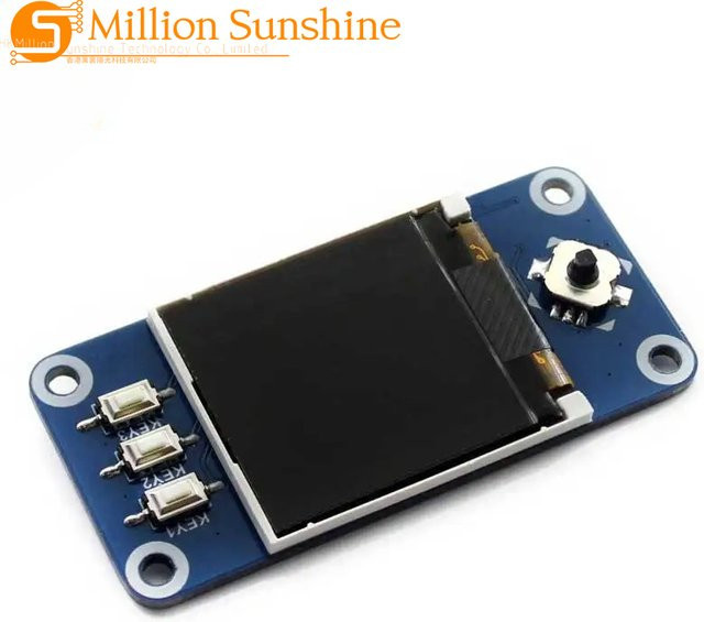 Raspberry Pi LCD-HAT 1,44 Zoll Display für Raspberry Pi Modell B Zero W mit Wi-Fi in Blau - Bild 1