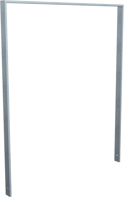 Schake Ahnlehnbügel aus Flachstahl ohne Querholm, feuerverzinkt, B/H: 100 x 120 cm - Bild 1
