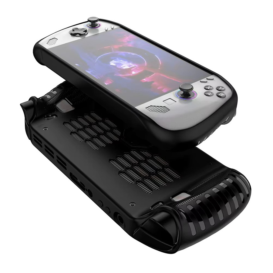 ATUOTIN TPU-Hülle für Legion Go S Handheld, kratzfeste und ergonomische Schutzhülle in Schwarz oder Weiß - Bild 2