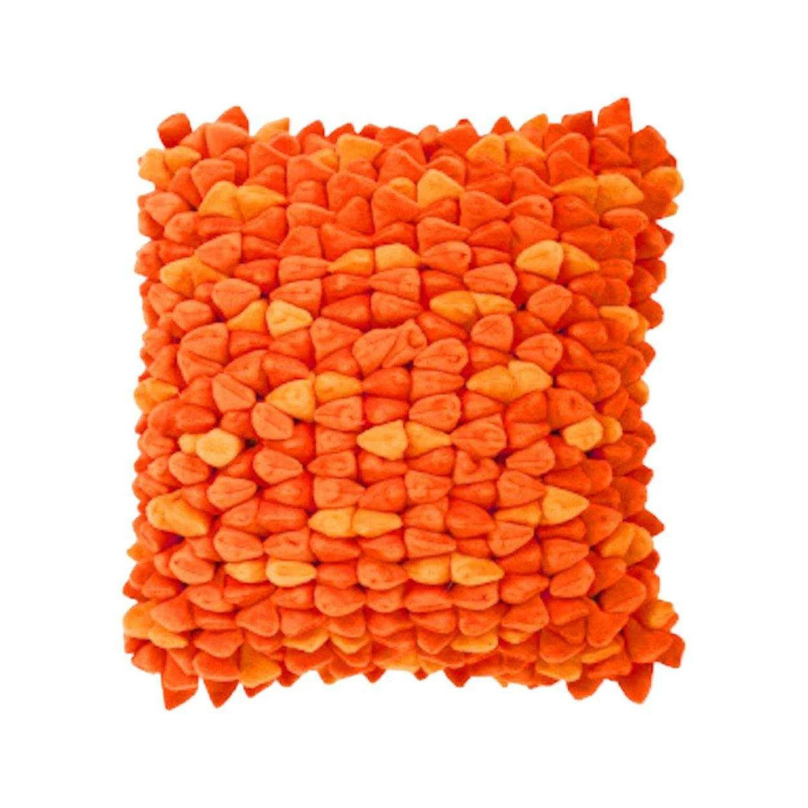 Haans Lifestyle Kissen Pebble Juicy orange, quadratisch, B/B/B: 45 x 45 x 45 cm - Bild 1
