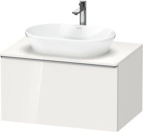 Duravit Waschtischunterschrank D-Neo wandhängend in Weiß glänzend B: 80 cm, T: 55 cm, H: 45,9 cm - Bild 1