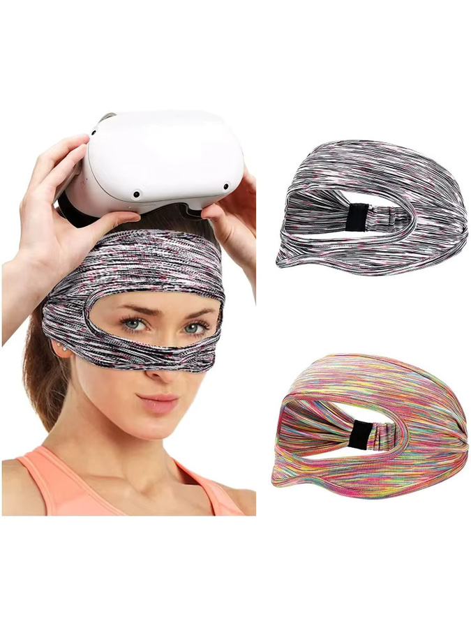 XIKCU Augenmaske für Meta Oculus Quest 2 Schweißband und VR-Brillenabdeckung in Blau - Bild 5