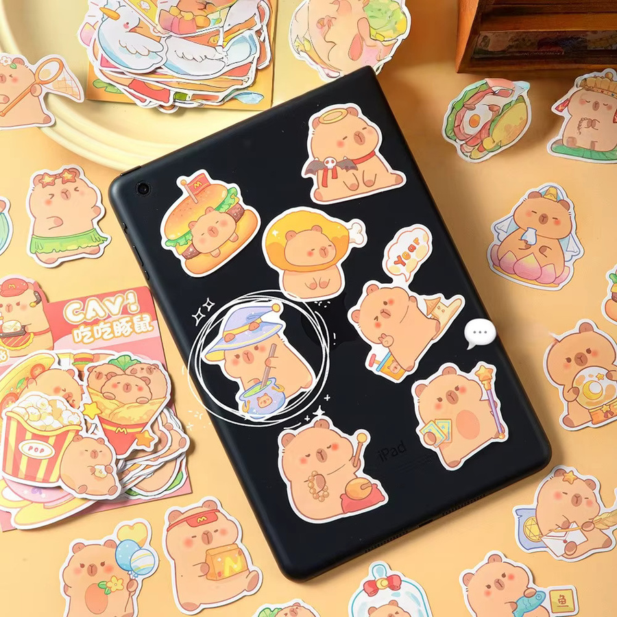 30er-Pack Capybara-Aufkleber in Multicolour für Basteln, DIY und Scrapbooking - Bild 2