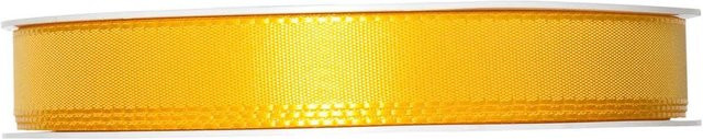 Halbach Taftband aus Polyester, Gelb, Breite: 15 mm, Länge: 10 m - Bild 1
