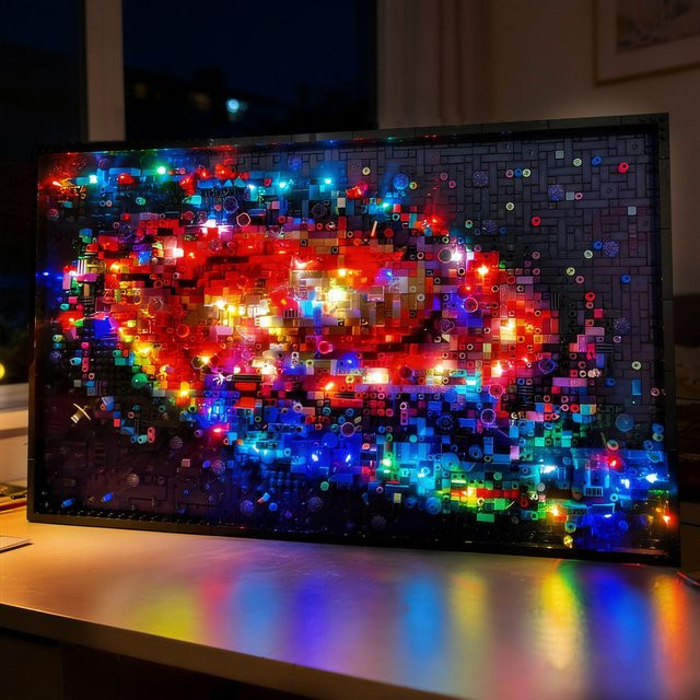 LYBMTWF LED-Beleuchtungsset RGB Multicolour für Lego 31212 Milchstraße Galaxy-Modell - Bild 1