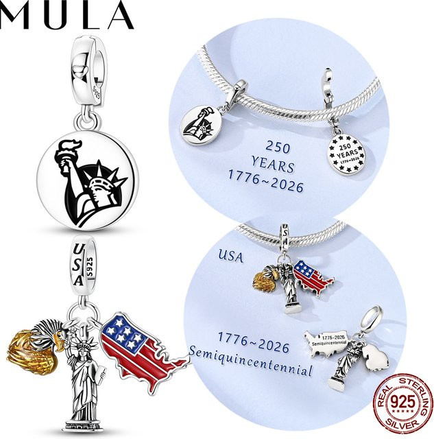 Mula Charms, 925 Silber, Perle, Damen - Bild 1
