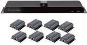 TECHLY HDMI Extender und Splitter IDATA-EX-HL81TY mit IR-Funktion über Netzwerkkabel bis 50 m in Schwarz - Bild 1