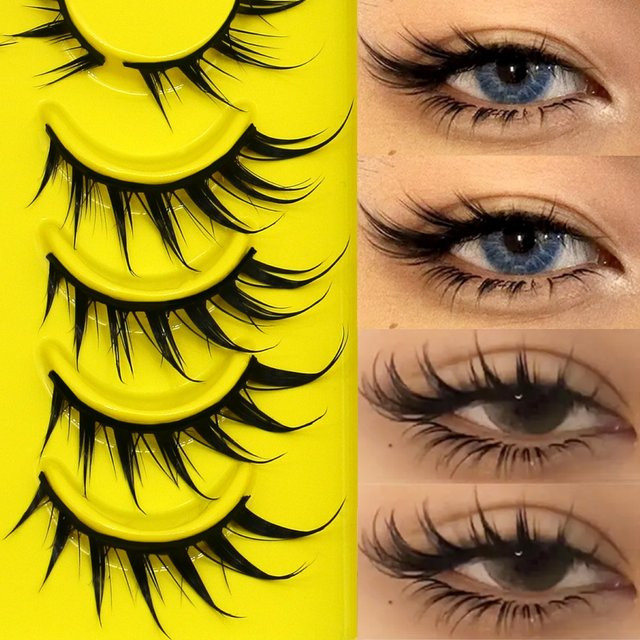Lasvirey Cat Eye Lashes, Black, Natürlich, Unisex - Bild 1