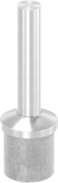FeNau Handlaufstütze aus Edelstahl V4A in Silber, rund, Durchmesser: 33,7 mm - Bild 1