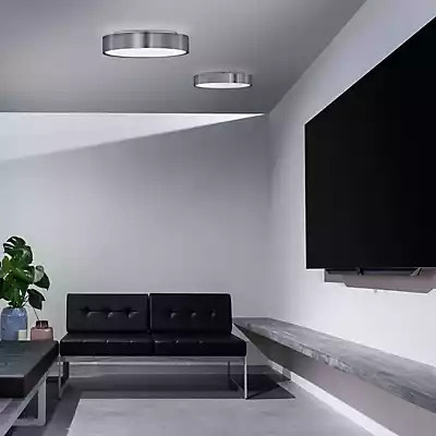 Peill+Putzler Varius F LED Deckenleuchte in Silber, rund, Durchmesser: 47 cm - Bild 1