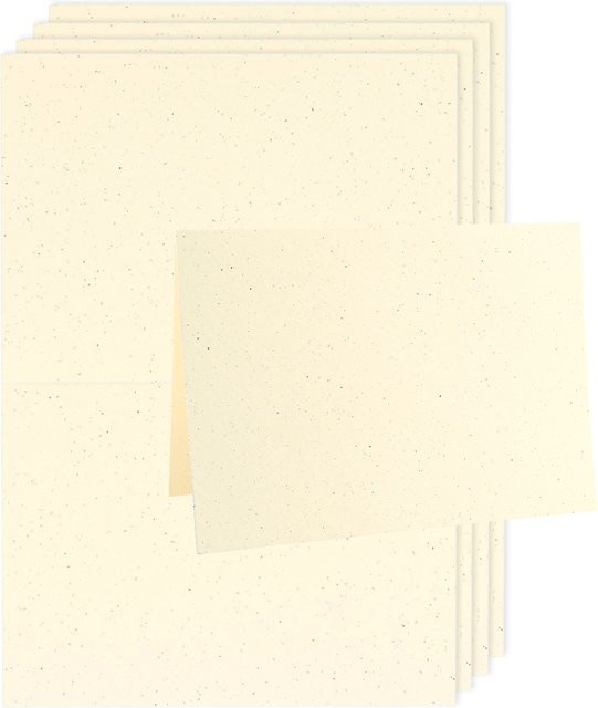 Rico Design Paper Poetry Renew Karten A6 Elfenbein - Bild 1